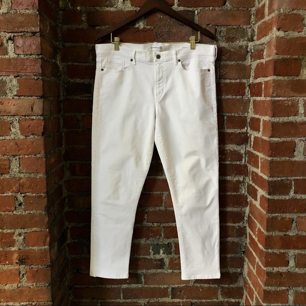 Banana Republic Premium Denim Skinny Ankle Jeans